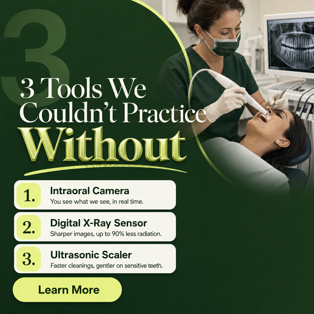 Dental Practice social media post example generated with Draftovo — 3 Shifts We Saw Coming In Dentistry